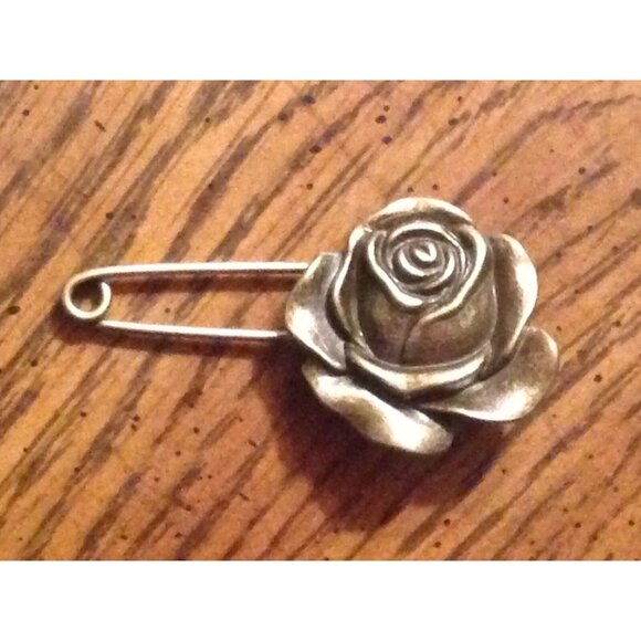Unbranded Jewelry - Bronze Rose Stock Tie Pin Horse Show Ratcatcher Fox Hunting Eventing Dressage